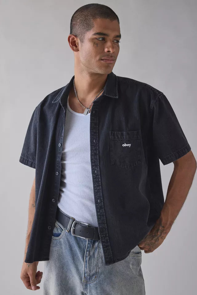 Obey Owens Denim SS Shirt