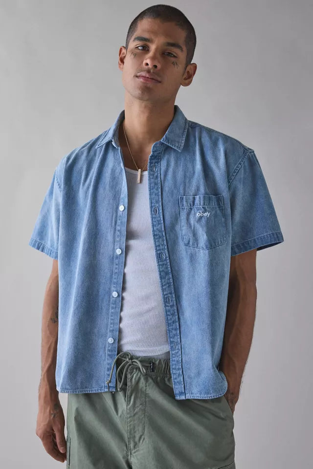 Obey Owens Denim SS SHIRT