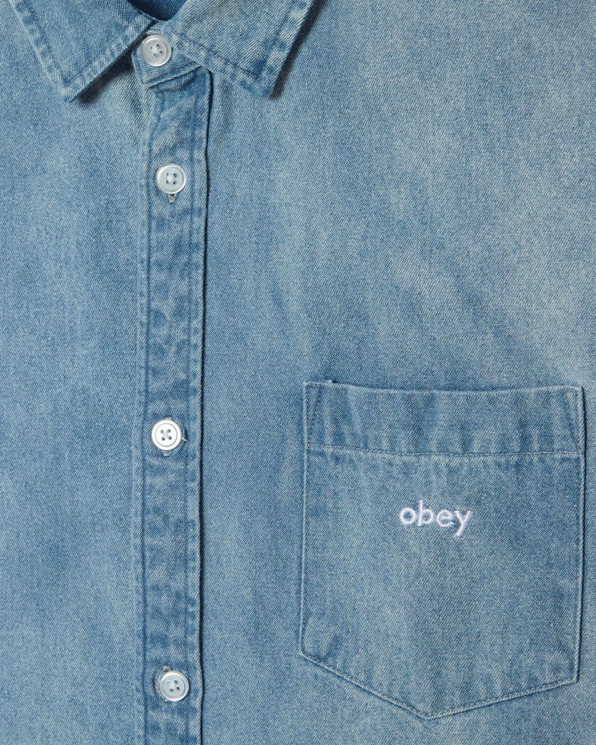 Obey Owens Denim SS SHIRT