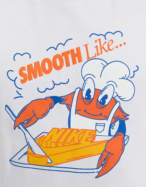 Nike Smooth Like White Graphic T- shirt