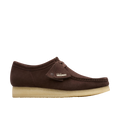 Clarks Wallabee Dark Brown Suede - side view