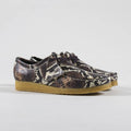 Clarks Wallabee Boat Brown/snake - side view
