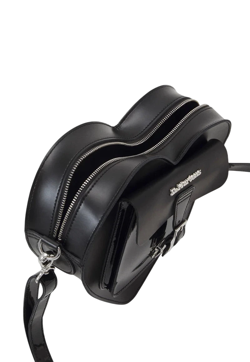 Dr. Martens Medium Heart Backpack Smooth/patent Leather Black