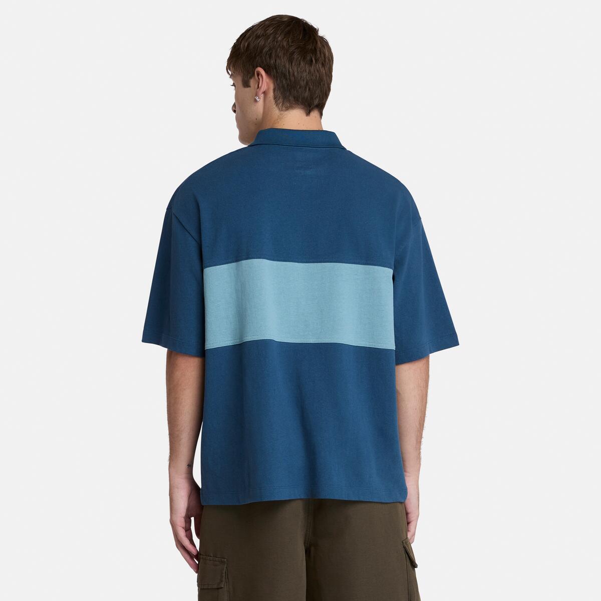 Timberland Polo Shirt Blue Stripe