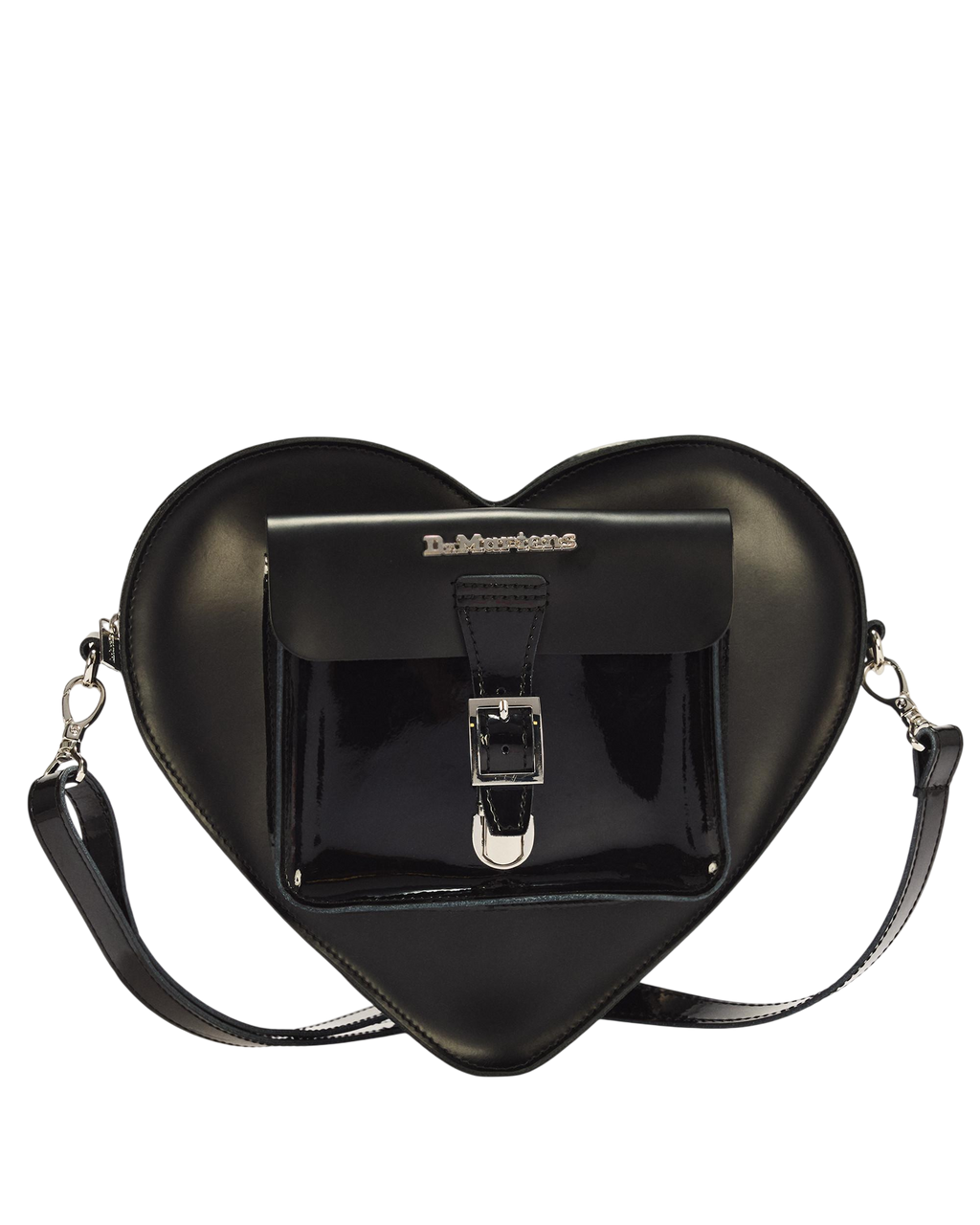 Dr. Martens Medium Heart Backpack Smooth/patent Leather Black