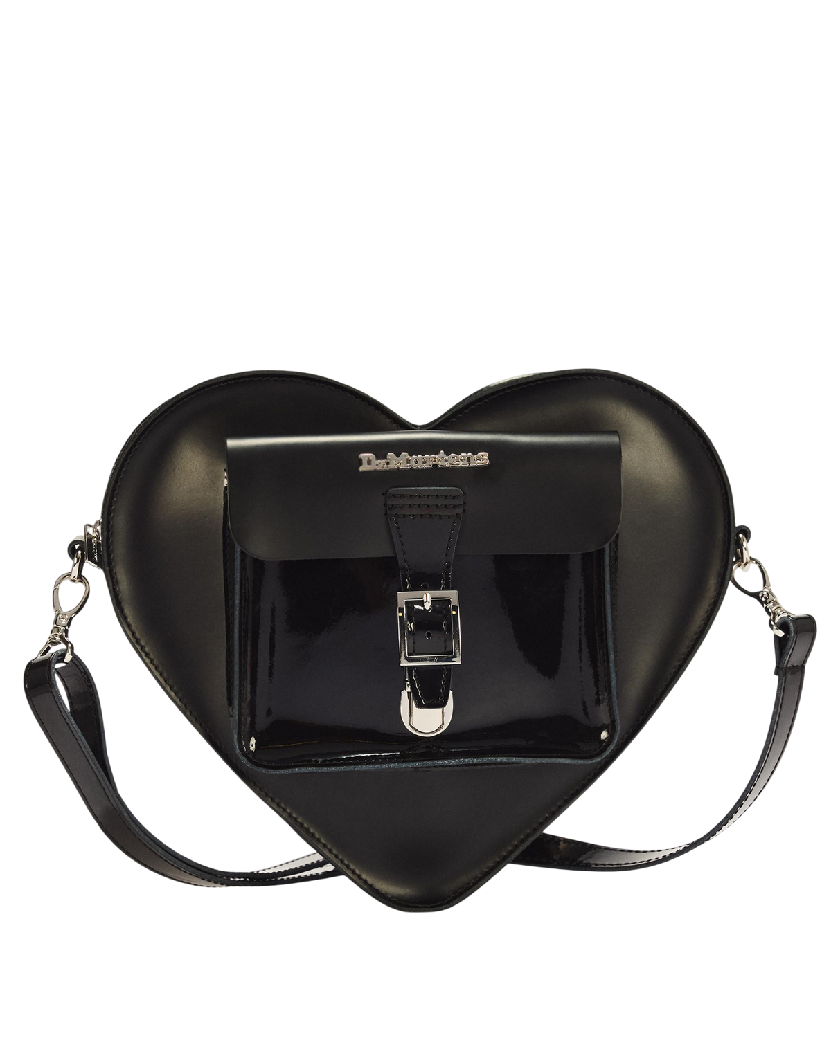 Dr. Martens Medium Heart Backpack Smooth/patent Leather Black