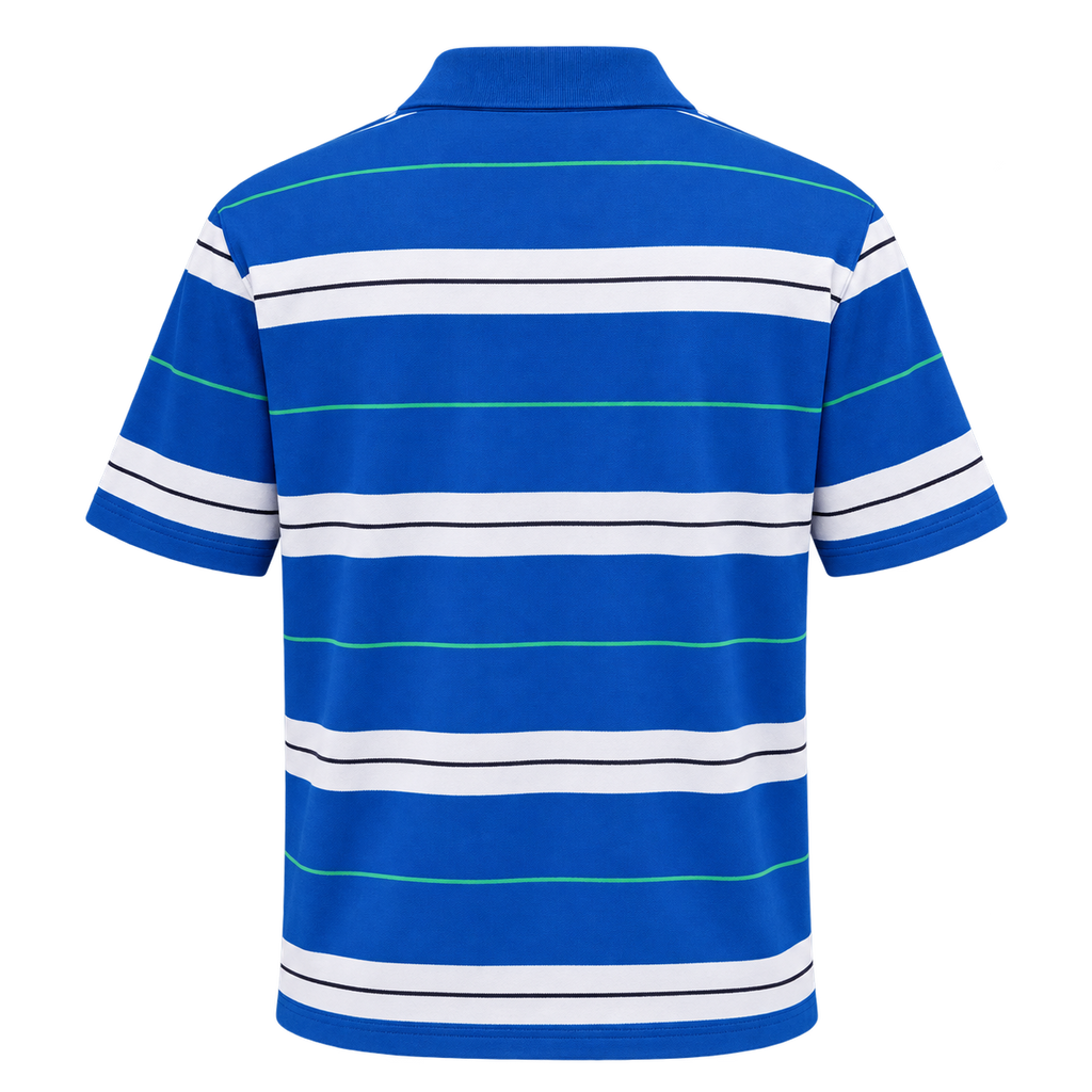Nike Polo Shirt Stripes Blue