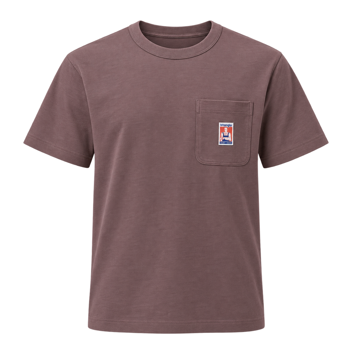 Wrangler Casey Jones Pocket Tee Brown