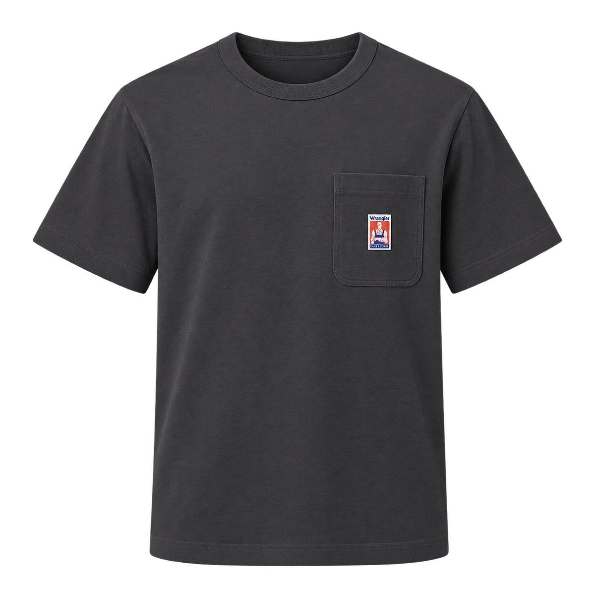 Wrangler Casey Jones Pocket Tee dark grey