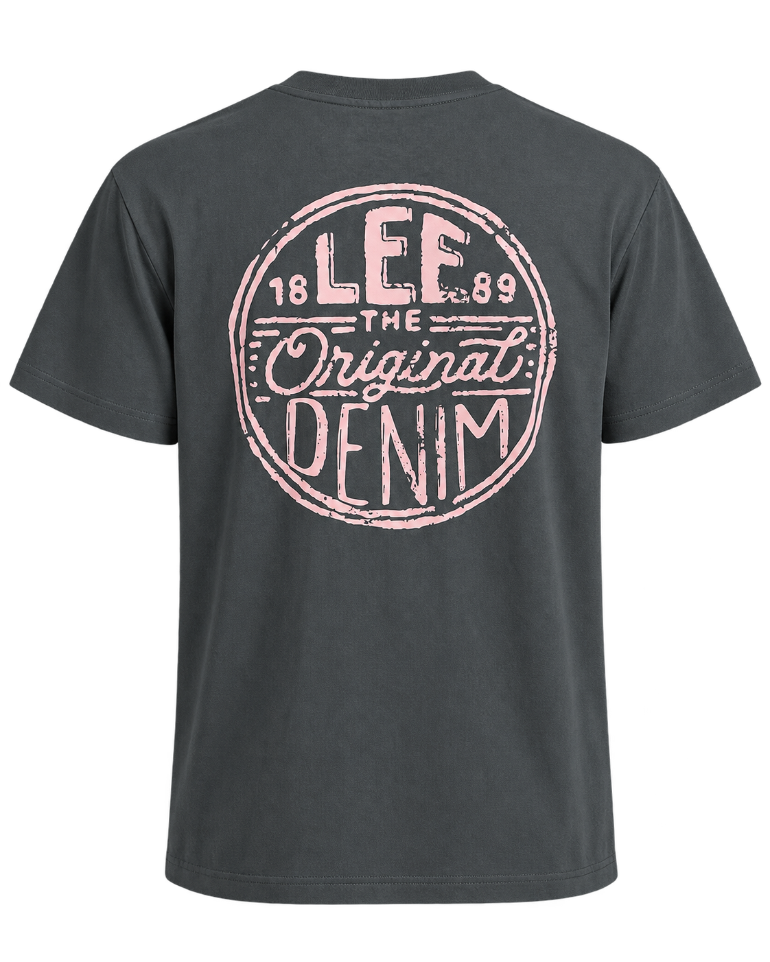 Lee Back Print Gray T Shirt
