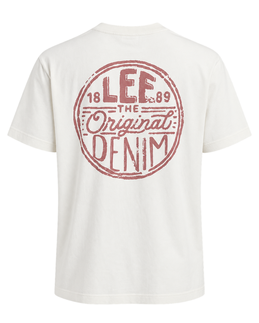 Lee Back Print T Shirt White