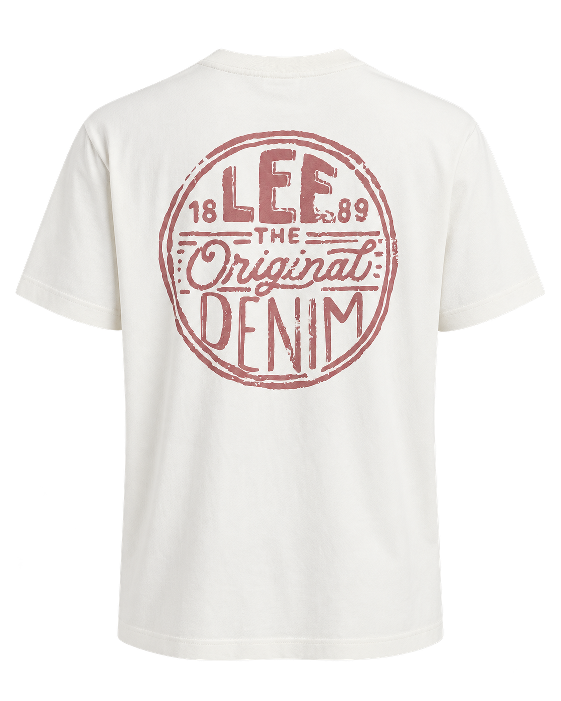 Lee Back Print T Shirt White