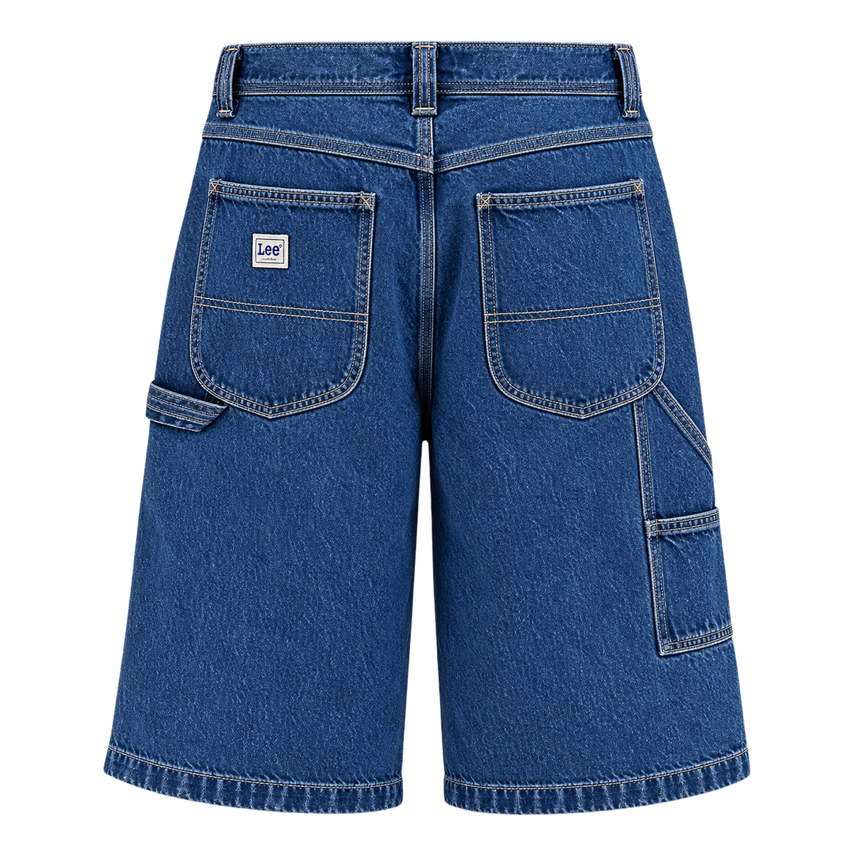 LEE WORKWEAR SKATER LOOSE SHORT - Denim shorts - rinse
