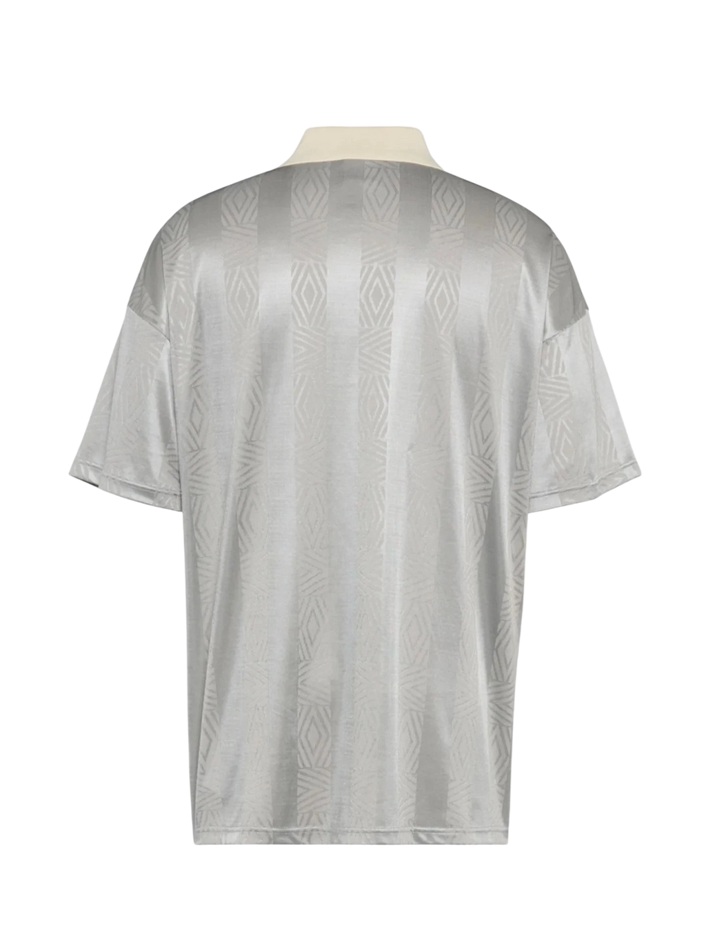 Umbro Retro Fire Whirl Diamond Football Shirt in Silver