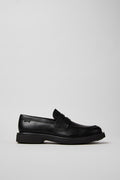 Camper Norman Penny Loafers in Black Leather - side view