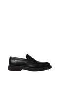 Camper Norman Penny Loafers in Black Leather - side view