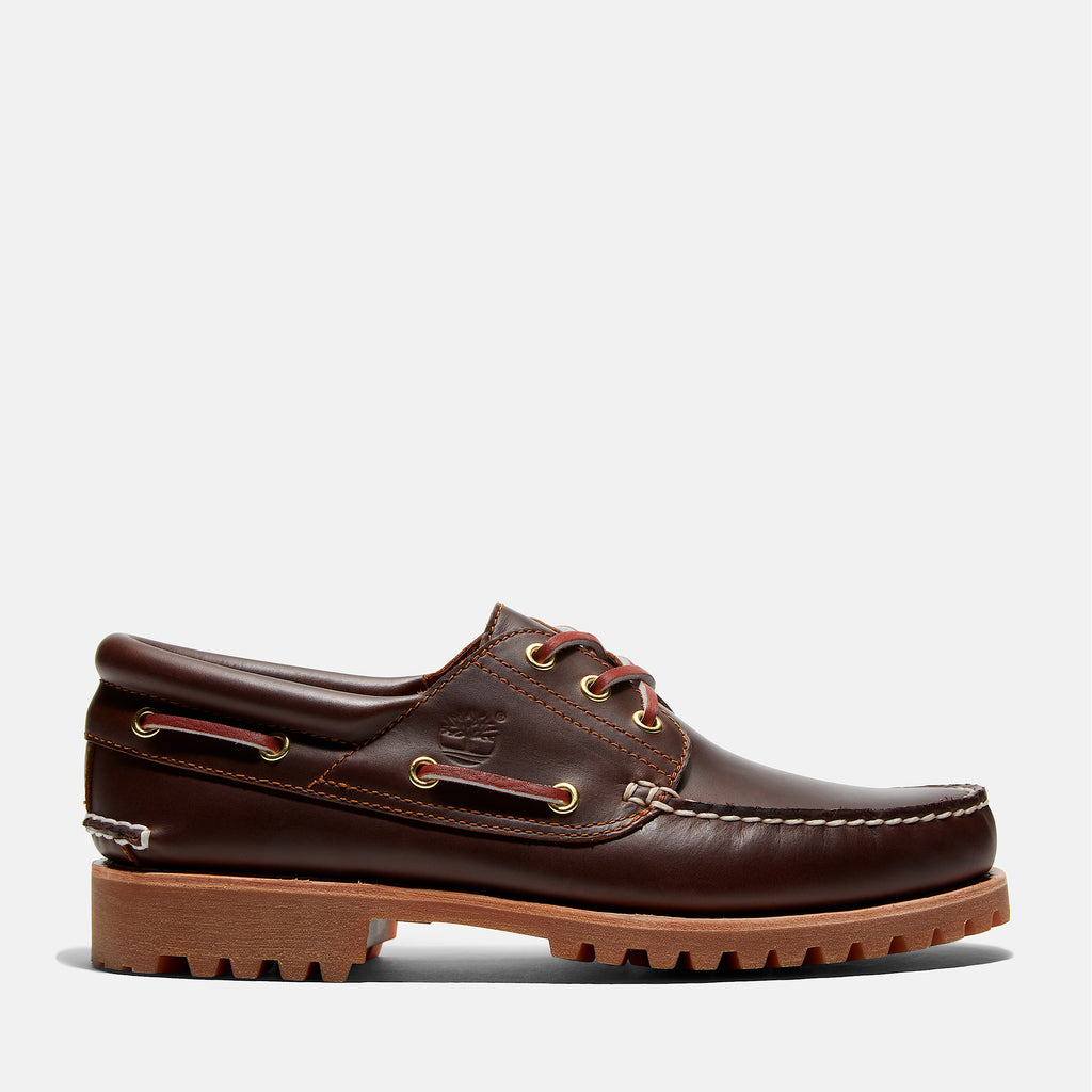 Timberland 3 Eye Boat Brown - side profile