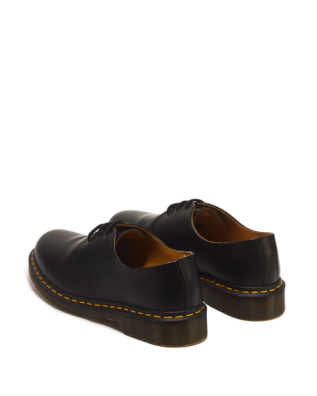 Dr. Martens 1461 Smooth Leather Oxford Shoes in Black - back view pair