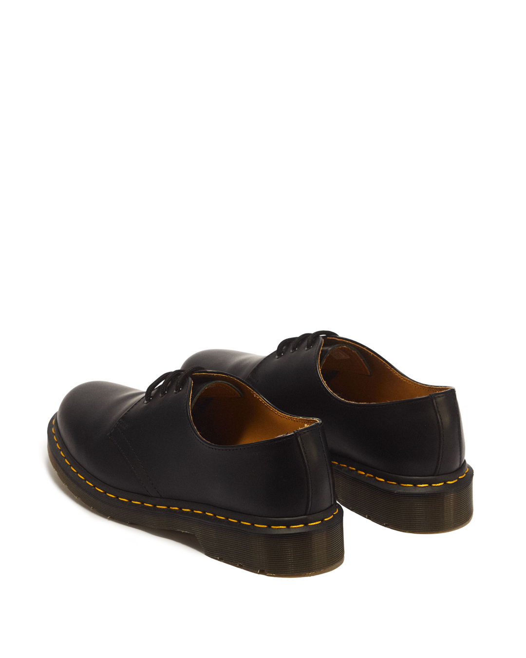 Dr. Martens 1461 Smooth Leather Oxford Shoes in Black - back view pair