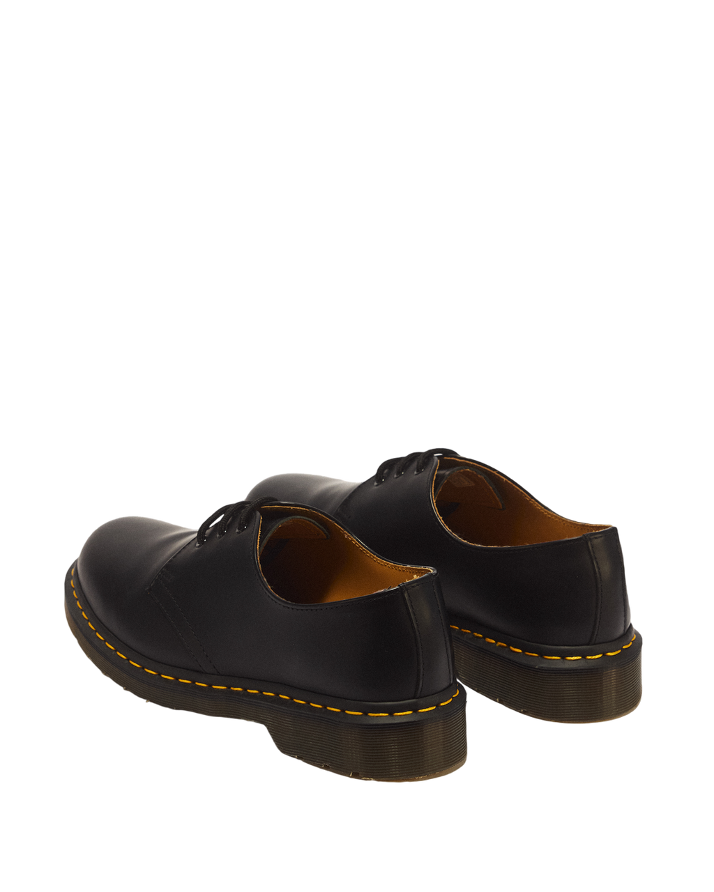 Dr. Martens 1461 Smooth Leather Oxford Shoes in Black - back view pair