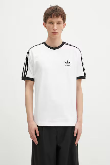 Adidas OG 3 Stripes T Shirt White