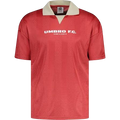 Umbro Retro Fire Whirl Diamond Football Shirt In Red
