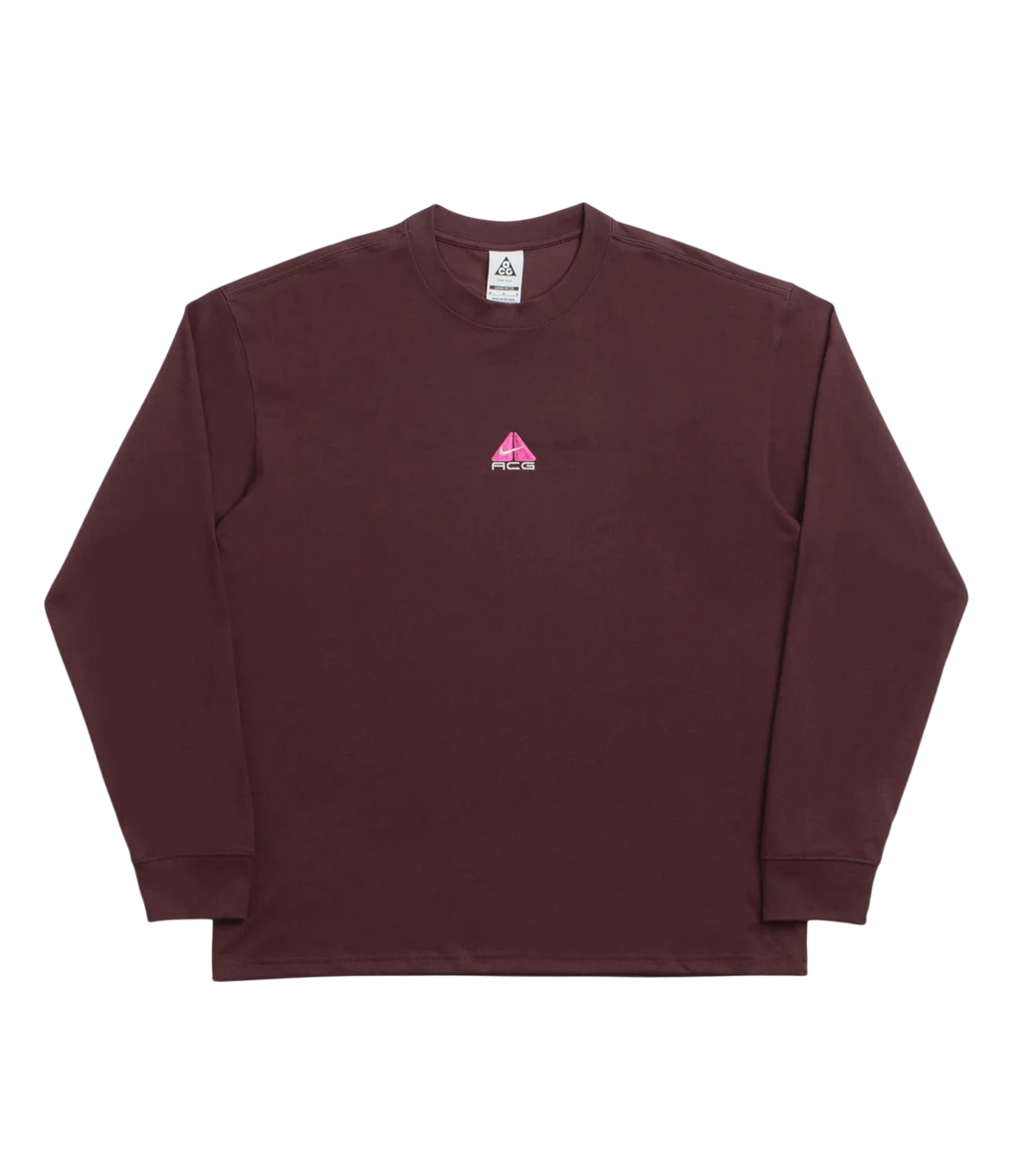 Nike ACG Lungs Long Sleeve T-Shirt Burgundy