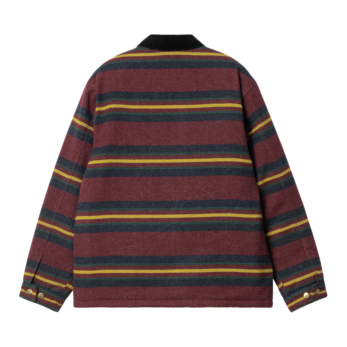 Carhartt WIP Oregon Jacket Stripes Bordeaux - back view