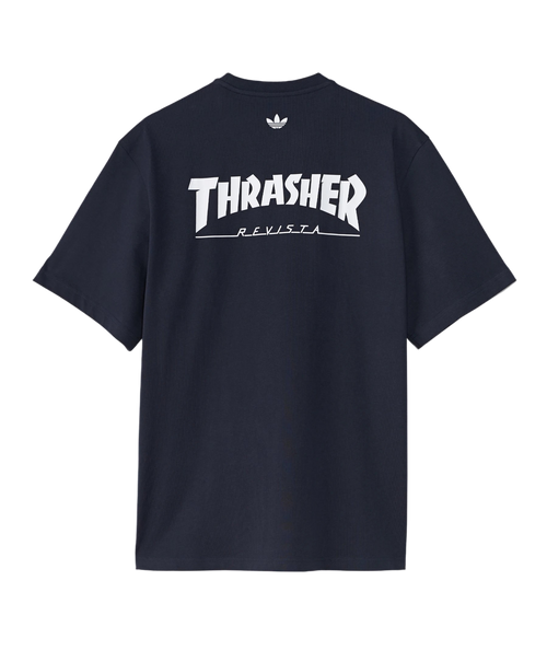 Adidas Thrasher x AFA Argentina T-Shirt In Navy - remove_bg