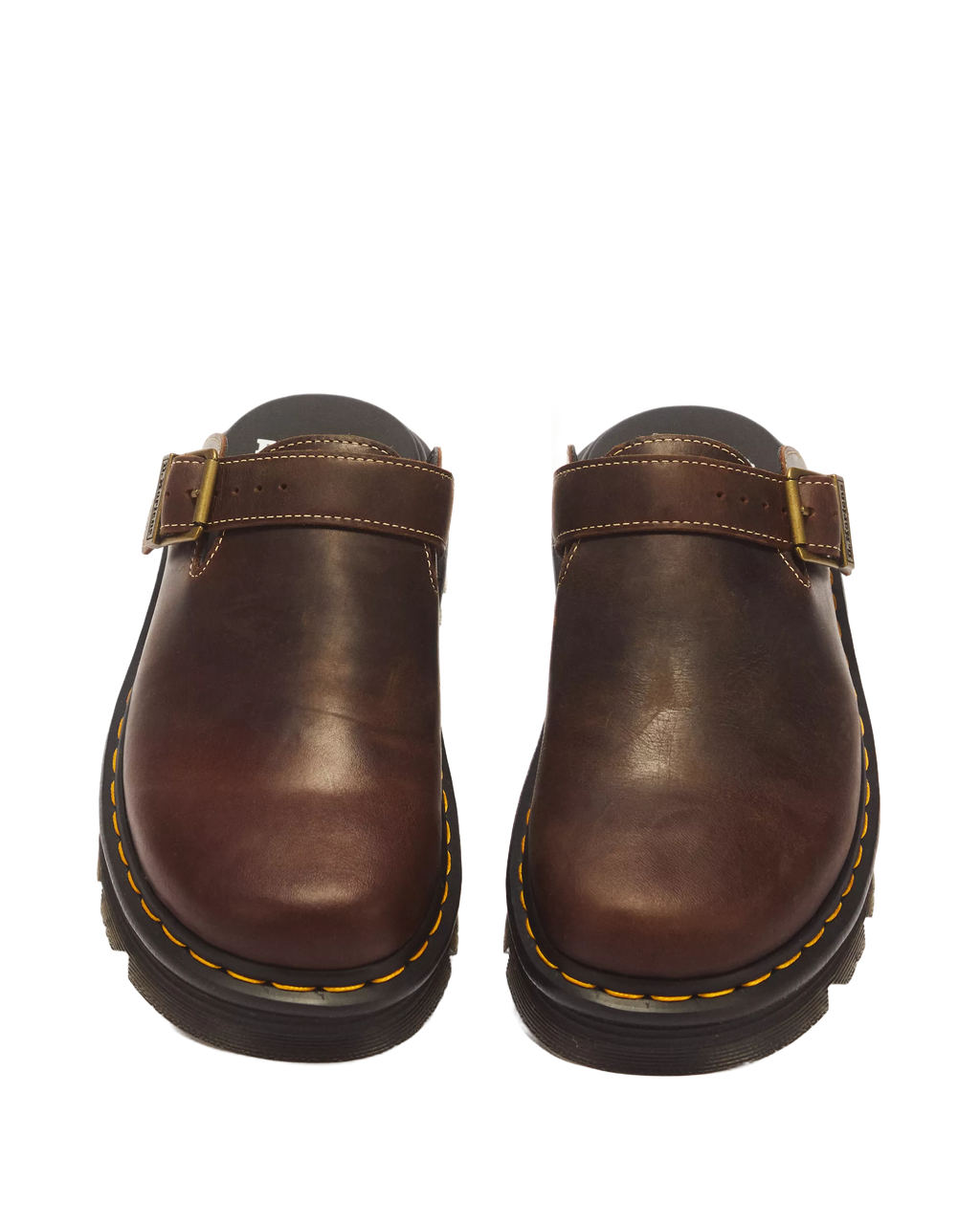Dr. Martens Zebzag Mule Crazy Horse Brown Leather - remove_bg