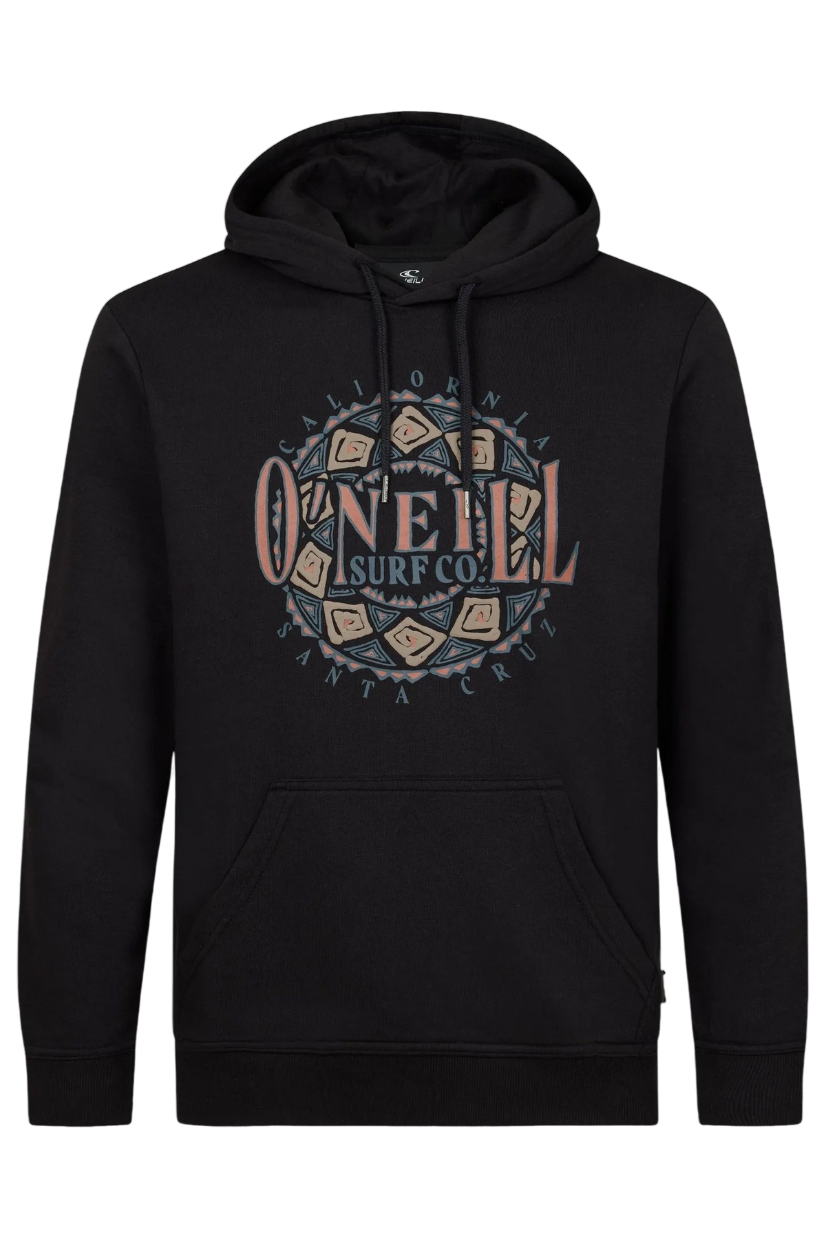 O'Neill Front Print Hoodie Black - remove_bg