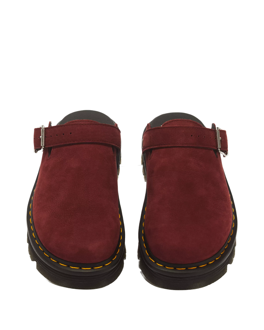 Dr. Martens Zebzag Mule Cherry Red - remove_bg