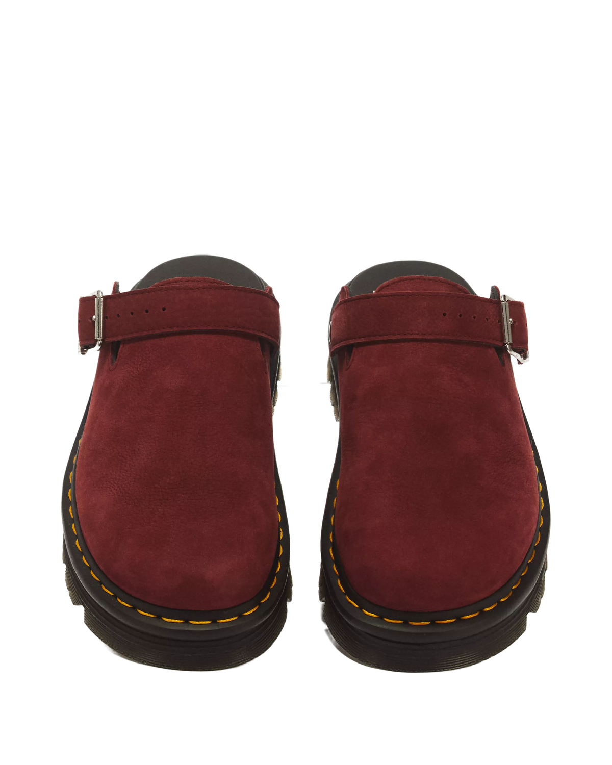 Dr. Martens Zebzag Mule Cherry Red - remove_bg