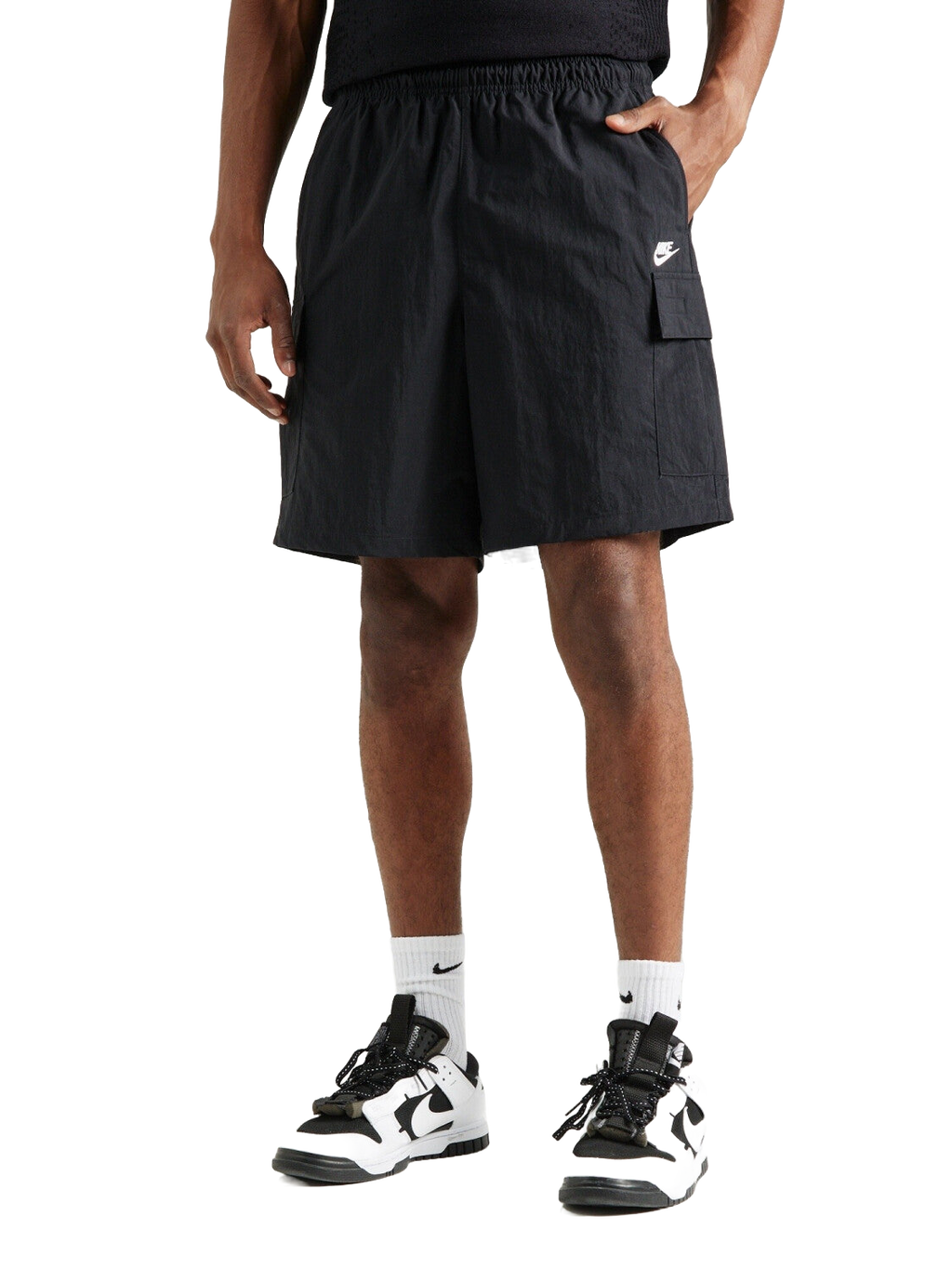 Nike Above Loose Shorts Black - remove_bg
