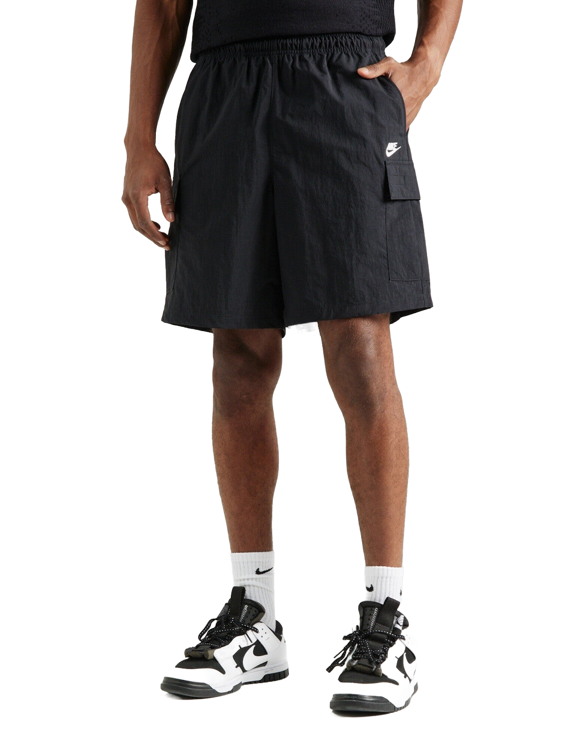 Nike Above Loose Shorts Black - remove_bg