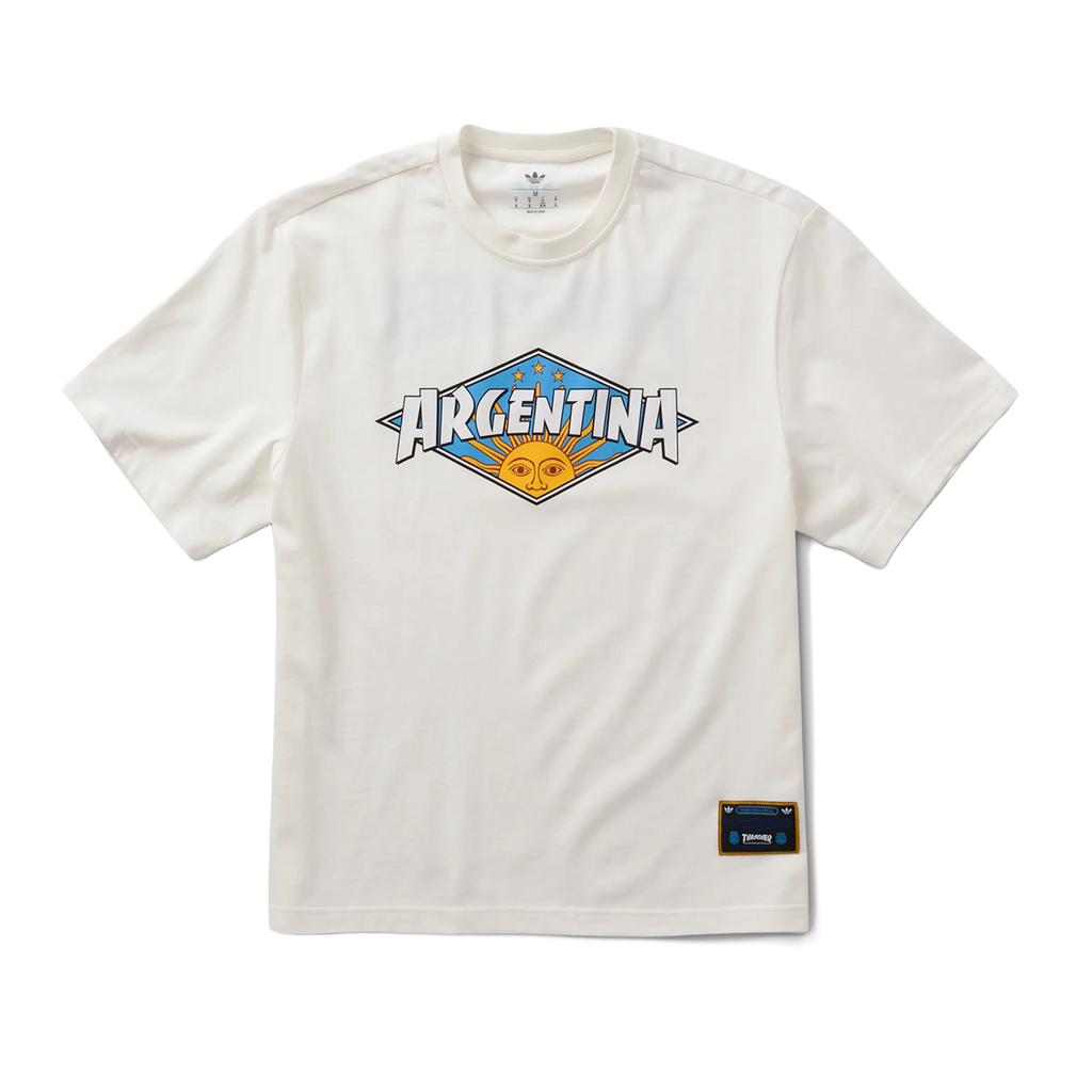 Adidas Thrasher x AFA Argentina T-Shirt  WHITE - remove_bg