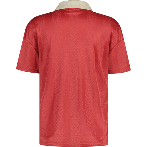 Umbro Retro Fire Whirl Diamond Football Shirt In Red