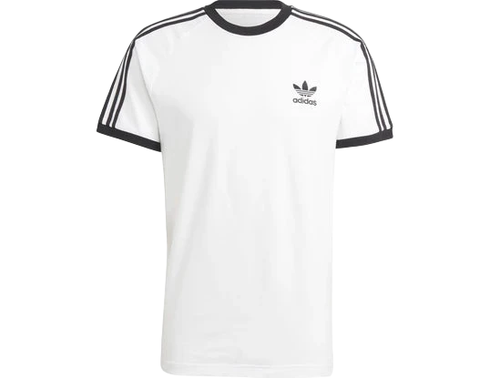 Adidas OG 3 Stripes T Shirt White