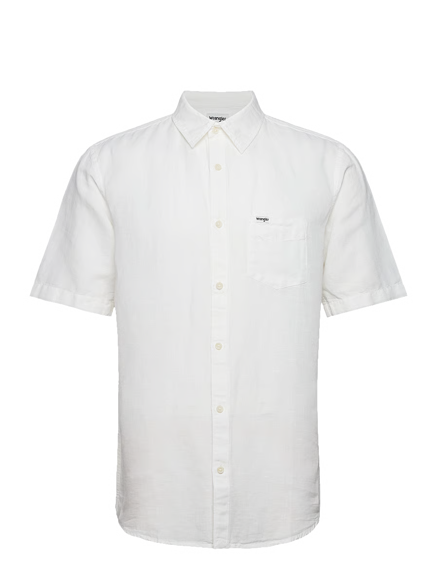Wrangler Pkt Shirt Worn White